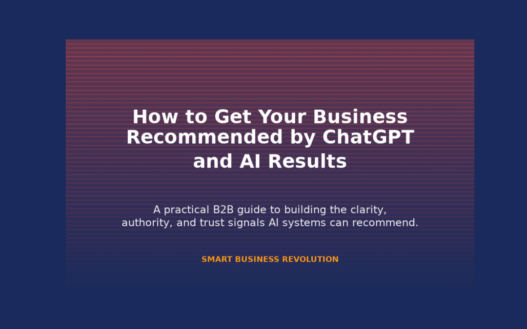 B2B team reviewing AI search visibility dashboard
